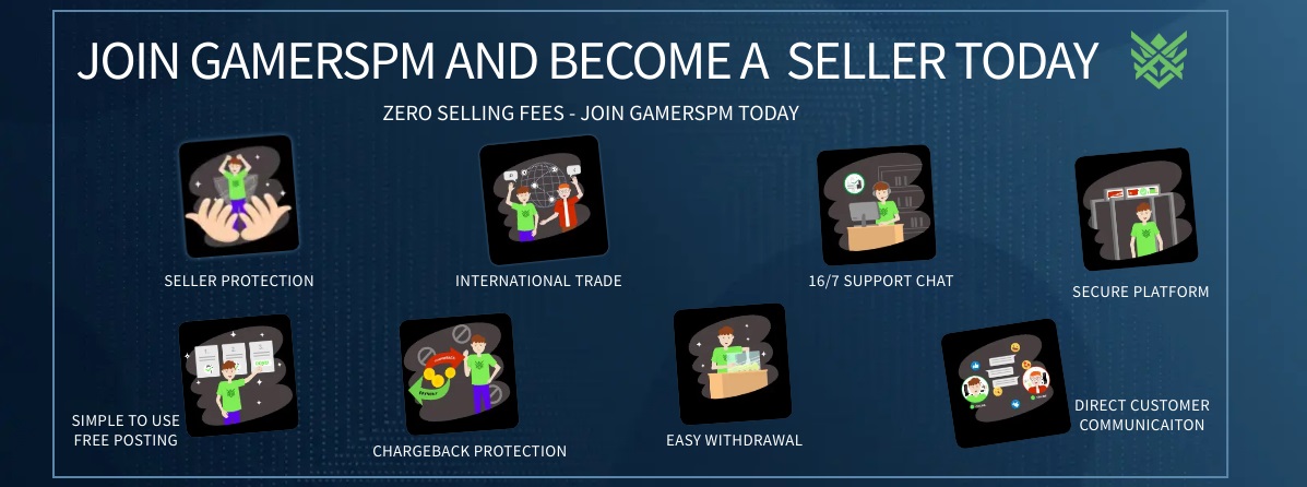Become GamersPM Seller