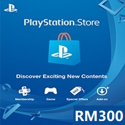 PlayStation®Store (PSN) Prepaid Voucher RM300